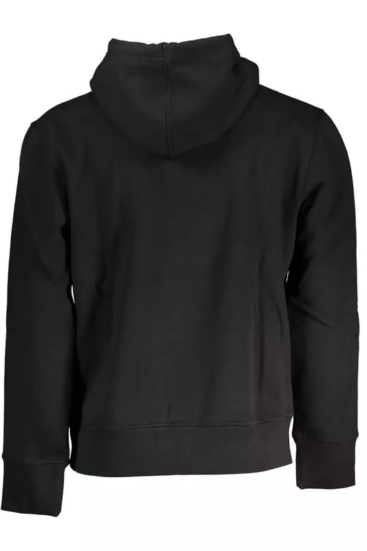 Sleek Monochrome Hooded Sweatshirt