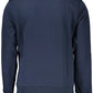 Chic Blue Embroidered Sweatshirt for Men