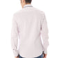 Chic Pink Long Sleeve Italian Collar Shirt