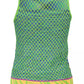 Chic Contrasting Green Tank Top
