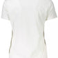 Chic White Printed Tee with Desigual Charm