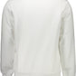 Elevated White Cotton Sweatshirt with Logo Print