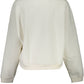 Chic White Organic Cotton Blend Sweater