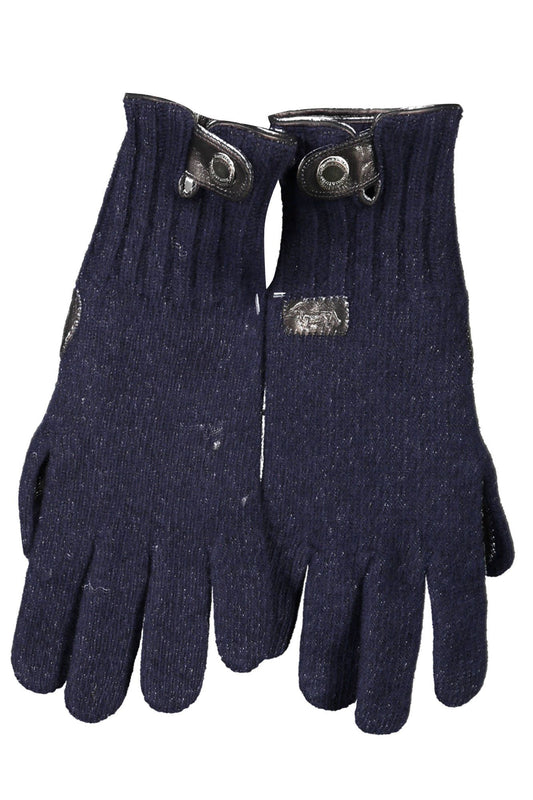 Blue Wool Glove