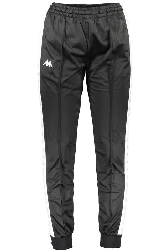 Sleek Black Slim Fit Sports Trousers