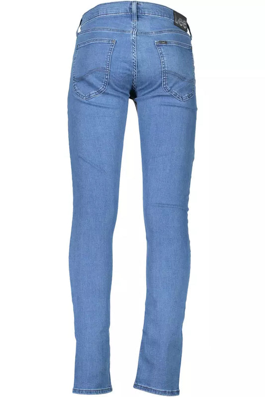 Chic Blue Denim Stretch Jeans