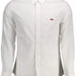 Elegant White Slim-Fit Button-Down Shirt