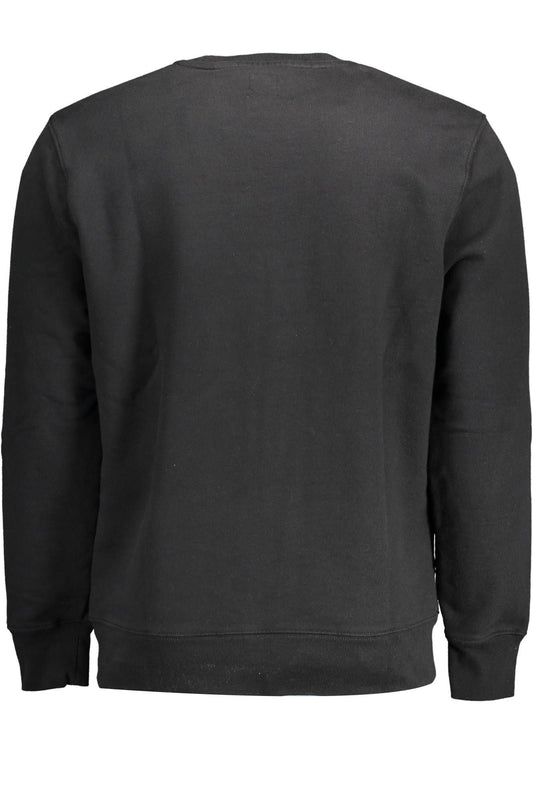 Classic Black Round Neck Sweatshirt