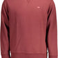Radiant Red Cotton Crewneck Sweater