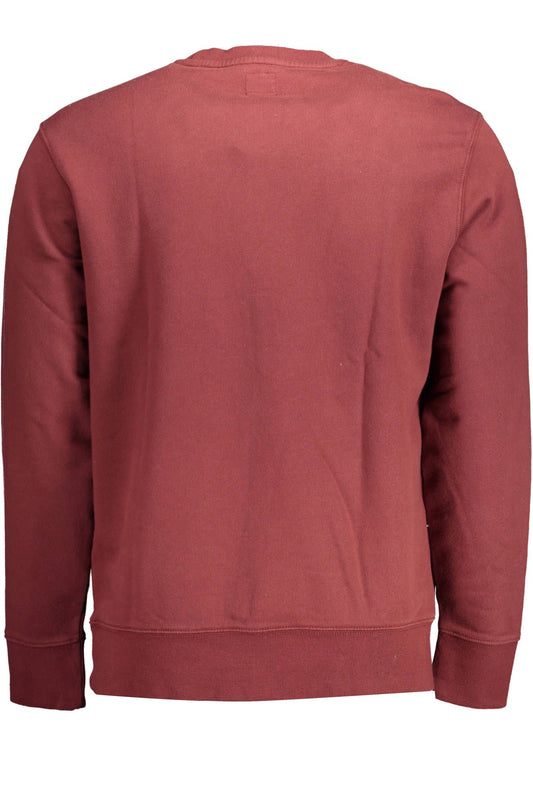 Classic Round Neck Red Sweater