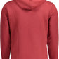 Classic Red Cotton Hoodie with Logo