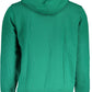 Chic Green Cotton Hooded Sweatshirt