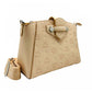 MCM Women's Beige Monogram Leather Essential Tote Crossbody Bag Beige/Peach