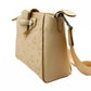 MCM Women's Beige Monogram Leather Essential Tote Crossbody Bag Beige/Peach