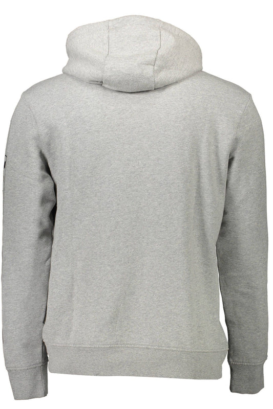 Organic Cotton Hooded Sweatshirt in Gray