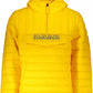 Vibrant Yellow Hooded Jacket with Contrasting Details