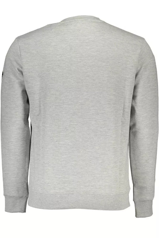 Chic Gray Long-Sleeved Sweatshirt with Print