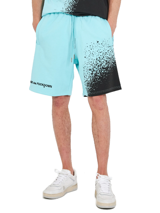 Chic Light Blue Bermuda Cotton Shorts