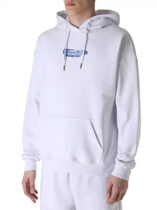 Cotton Logo Graphic Hooded Sweatshirt