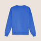 Cobalt Blue Cotton Long Sleeve Sweatshirt
