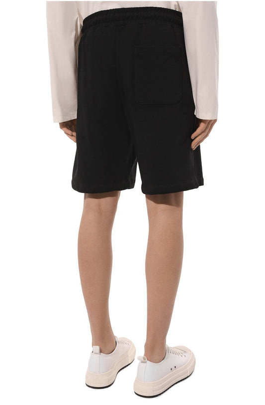 Sleek Cotton Bermuda Shorts with Logo Detail
