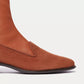 Elegant Suede Ankle Boots in Rich Brown