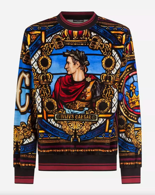 Emperor Print Crewneck Sweatshirt