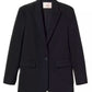 Elegant Blazer Jacket with Front Button Closure