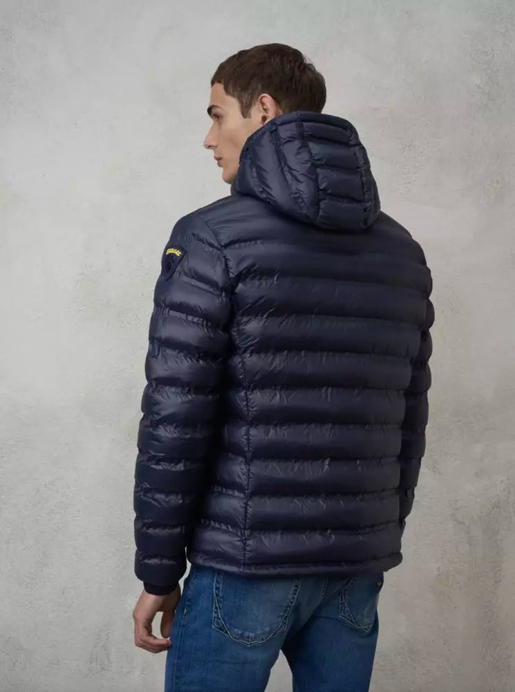 Eco-Conscious Quilted Nylon Down Jacket