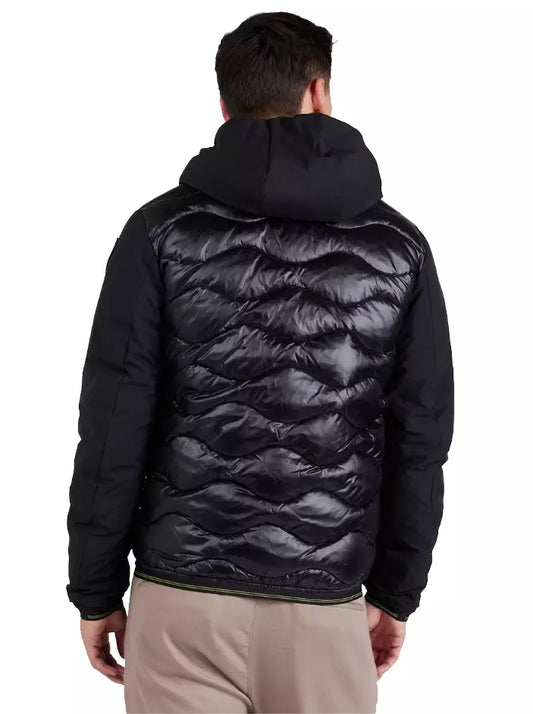 Glossy Quilted Nylon Down Jacket