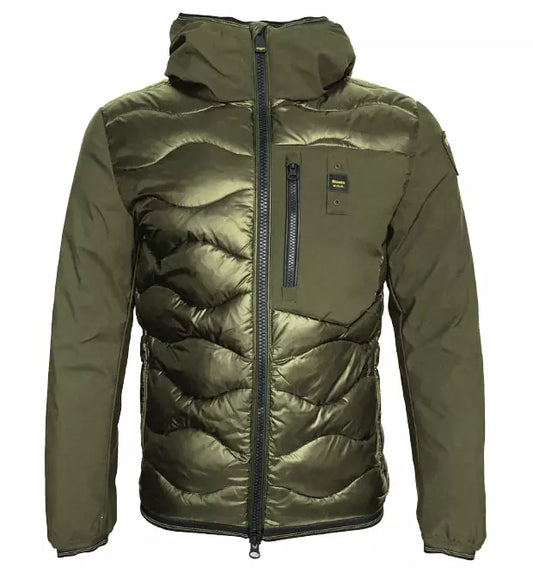 Emerald Quilted Nylon Down Jacket