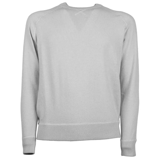 Chic Crew-Neck Wool Blend Sweater