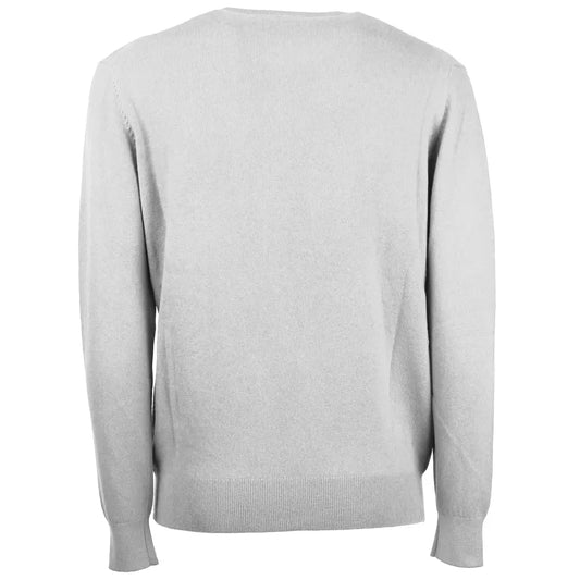 Elegant Men's Wool Cashmere Blend Sweater
