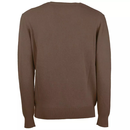 Italian Wool-Cashmere Men's Crewneck Sweater