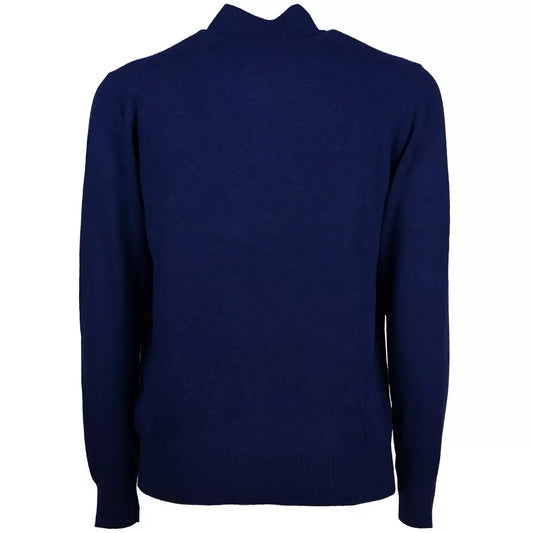 Elegant Turtleneck Sweater with Half-Zip