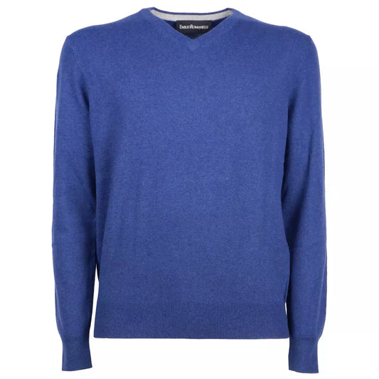 V-Neck Wool-Cashmere Blend Sweater
