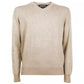 Italian V-Neck Wool Blend Luxury Sweater