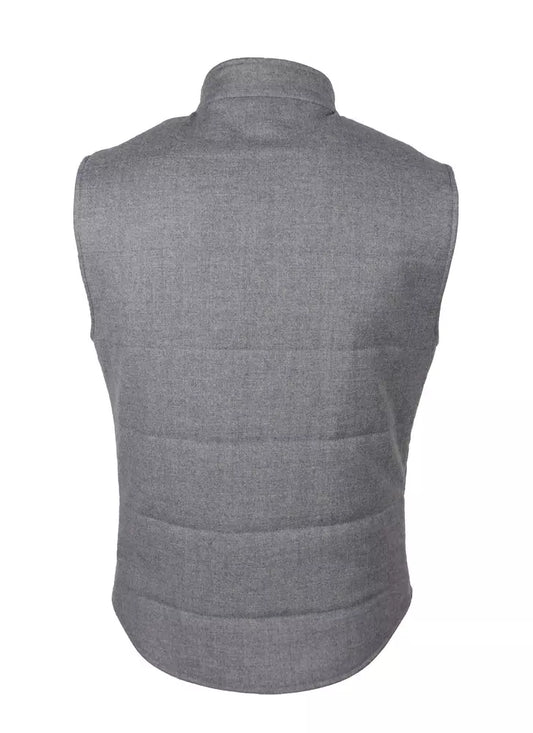 Beige Wool Vest