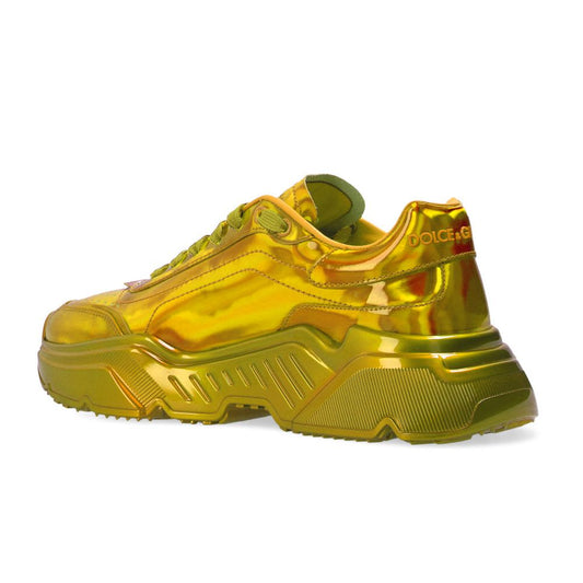 Yellow Leather Di Calfskin Sneaker