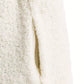 Elegant White Wool Blend Knit Coat