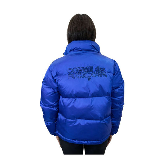 Chic Nylon Down Jacket with Iconic Detailing
