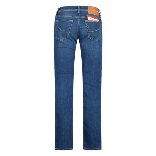Ultra-Comfy Slim Fit Stretch Jeans in Washed Blue