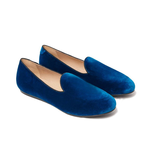 Blue Leather Di Calfskin Loafer