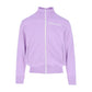 Elegant Lilac Turtleneck Zip Jacket