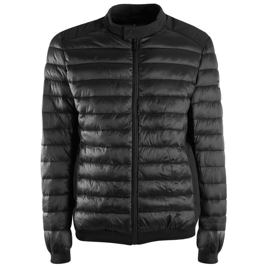 Sleek Quilted Nylon Men's Jacket