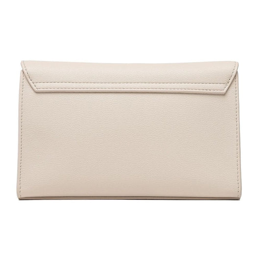White Artificial Leather Crossbody Bag