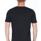 Chic Black Jersey Tee with Emblematic Style