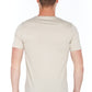 Elegant Silver Slim Fit Jersey T-Shirt
