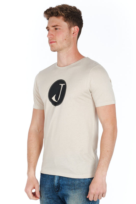 Slim Fit Silver Cotton Tee