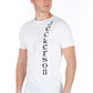 Elevated White Jersey Logo Tee - Slim Fit